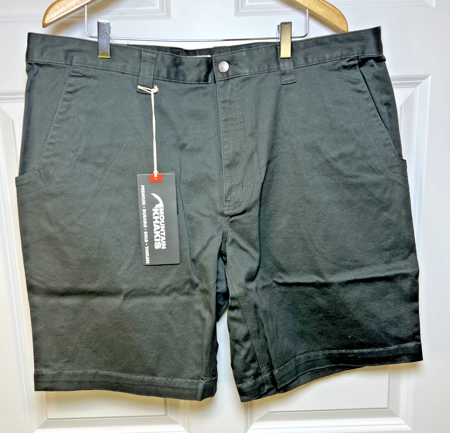 Mountain Khakis Teton Short 42x10 Classic Fit Jackson Grey NWT Stretch Workwear