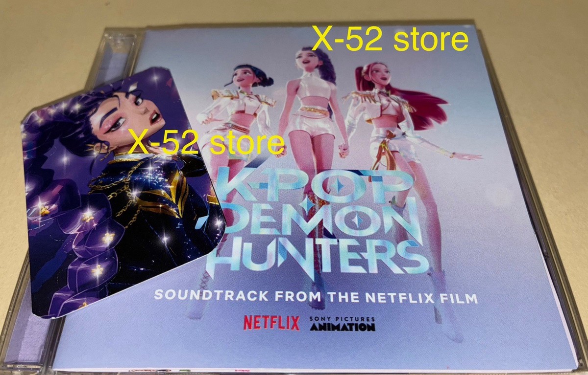 KPop Demon Hunters CD soundtrack Huntrix Saja Boys RUMI PHOTOCARD