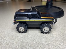 1980's Schaper Stomper 4x4 Side Clip Black Chevy Blazer RUNS AND LIGHTS
