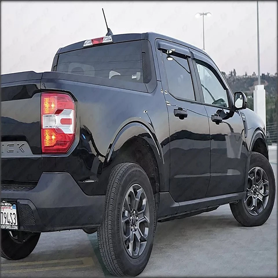 Para Ford Maverick 2022 Protectores de lluvia en canal Visera de ventana Deflector de pantalla Foto 2 de 4