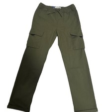 Old Navy Boys Cargo Pants Tech Taper Quick Dry Size Large Plus 10-12 green  