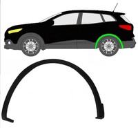 Radlaufverbreiterung FüR Renault Kadjar 2015 – 2021 Hinten Links