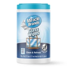for Glass Disposable and Streak Free Cleaning Wipes for Mirrors Windows Kitch...