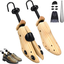 Wooden Shoe Stretcher, 4-Way Shoe Expander Widener Shoe Tree Extender for Women