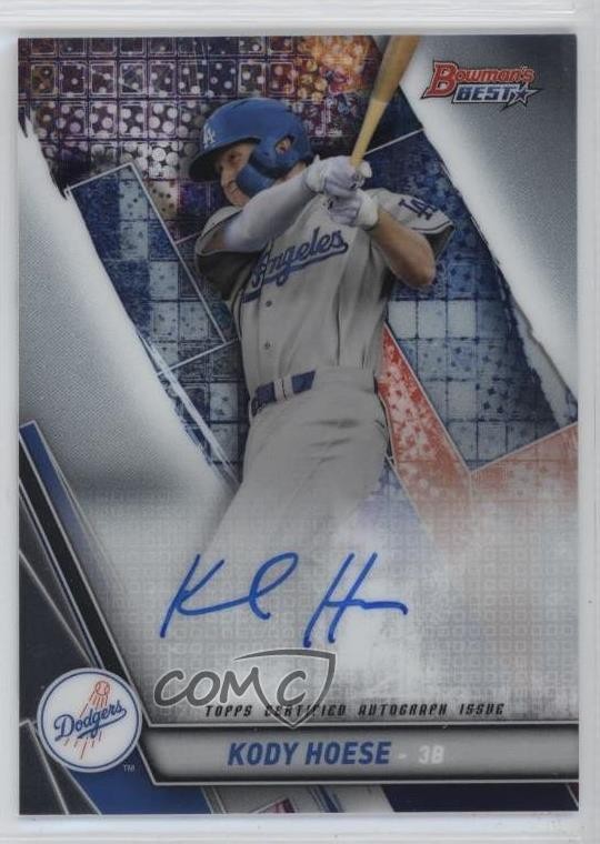 2019 Bowman's Best Auto Kody Hoese #B19-KH Auto 12g7
