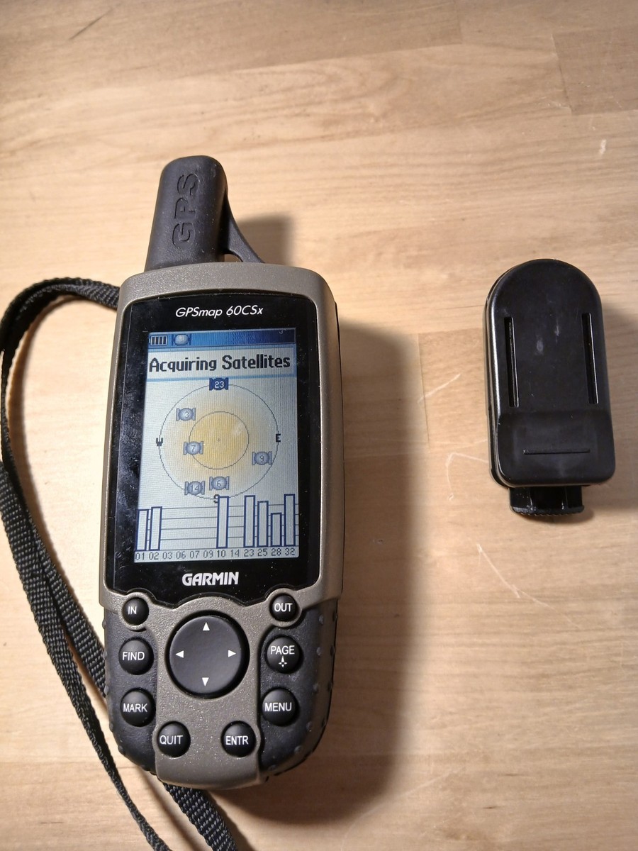 Garmin GPSMAP 60CSx Handheld GPS Navigator Color Screen w 1GB SD +