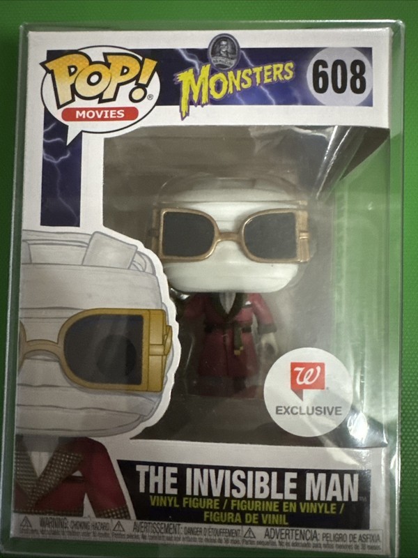 Funko Pop! : Universal Monsters - The Invisible Man - Walgreens (Exclusive) #608