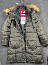 Canada Weather Gear Womens XL Mid Length Insulated Winter PUFFER Hooded  Coat