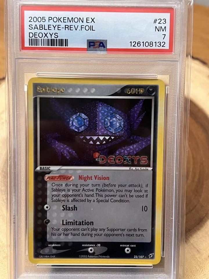 Sableye #23/107 Ex Deoxys Reverse Holo PSA 7 (New Cert)(Pop 30) - Image 4 of 4