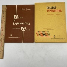 Basic Typewriting Drills 3rd Edition & College Typewriting 6th Edition thumbnail