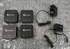 Polycom OBi200 VoIP Phone Adapter w Google Voice & Fax Support (LOT of 4 + 2 PS)