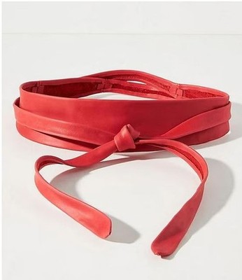 New ADA Collection 100% LEATHER Wrap Obi Belt Women display picture 1