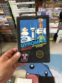 NES Gyromite Complete In Box Unpunched Hang Tab CIB Matte Sticker Seal 5 Screw