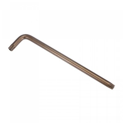 uxcell T60 Anti Tamper Proof Torx Star Key Bit Wrench, L-Shape T60, Red