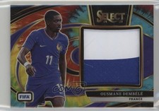 2024-25 Panini Select FIFA Jumbo Swatches Tie-Dye Prizm /25 Ousmane Dembele 7y2