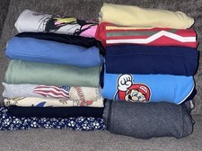 13 Piece Boys Size 10/12 Shirt Lot Plus 2 Pairs Of Shorts