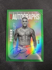 DUSTIN POIRIER  2025 TOPPS CHROME UFC OCTAGON GREEN AUTO /99