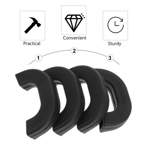 4 Pezzi Manicotto Isolante Manicotto Silicone Protezioni Cover Supporto - Foto 12 di 12