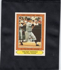 MICKEY MANTLE 1985 Topps Boardwalk & Baseball Card All-Time Record Card #23