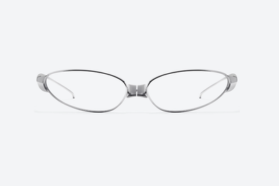 Gentle Monster Fuse 02 Glasses 2025 Bold Silver Cat-Eye Frame