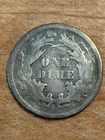Seated Liberty Dime – 90% Silver – Circulated / Worn