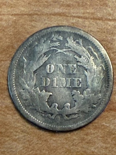 Seated Liberty Dime – 90% Silver – Circulated / Worn