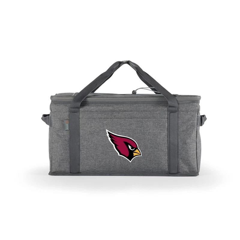 Picnic Time Nfl Arizona Cardinals 64 Can Collapsible Insulated Cooler Heathered