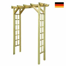 Rosenbogen aus Holz 150x50x200 cm Pergola mit Rankgitter Rankhilfe Torbogen Holz