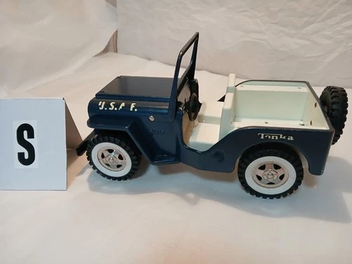 Vintage Tonka U.S.A.F. Jeep Pressed  Vehicle Air Force