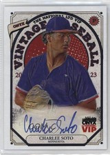 2023 Authenticated National Convention Onyx Vintage VIP Charlee Soto Auto 0j81