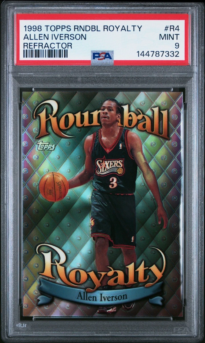 Allen Iverson Professional Sports Authenticator (PSA) Basketball
