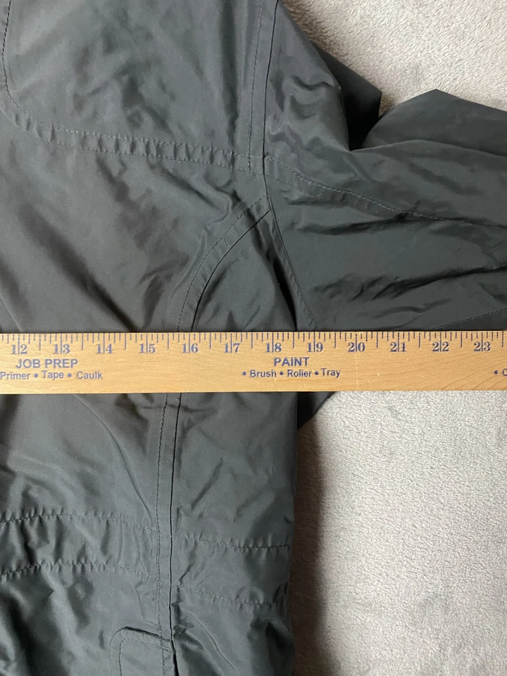 L.L Bean женщин M Reg ветровка куртка черный с капюшоном карманы - Изображение 3 из 4