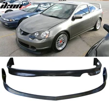 Fits 02-04 Acura RSX DC5 Front Bumper Lip Spoiler + Rear Bumper Lip Diffuser PU