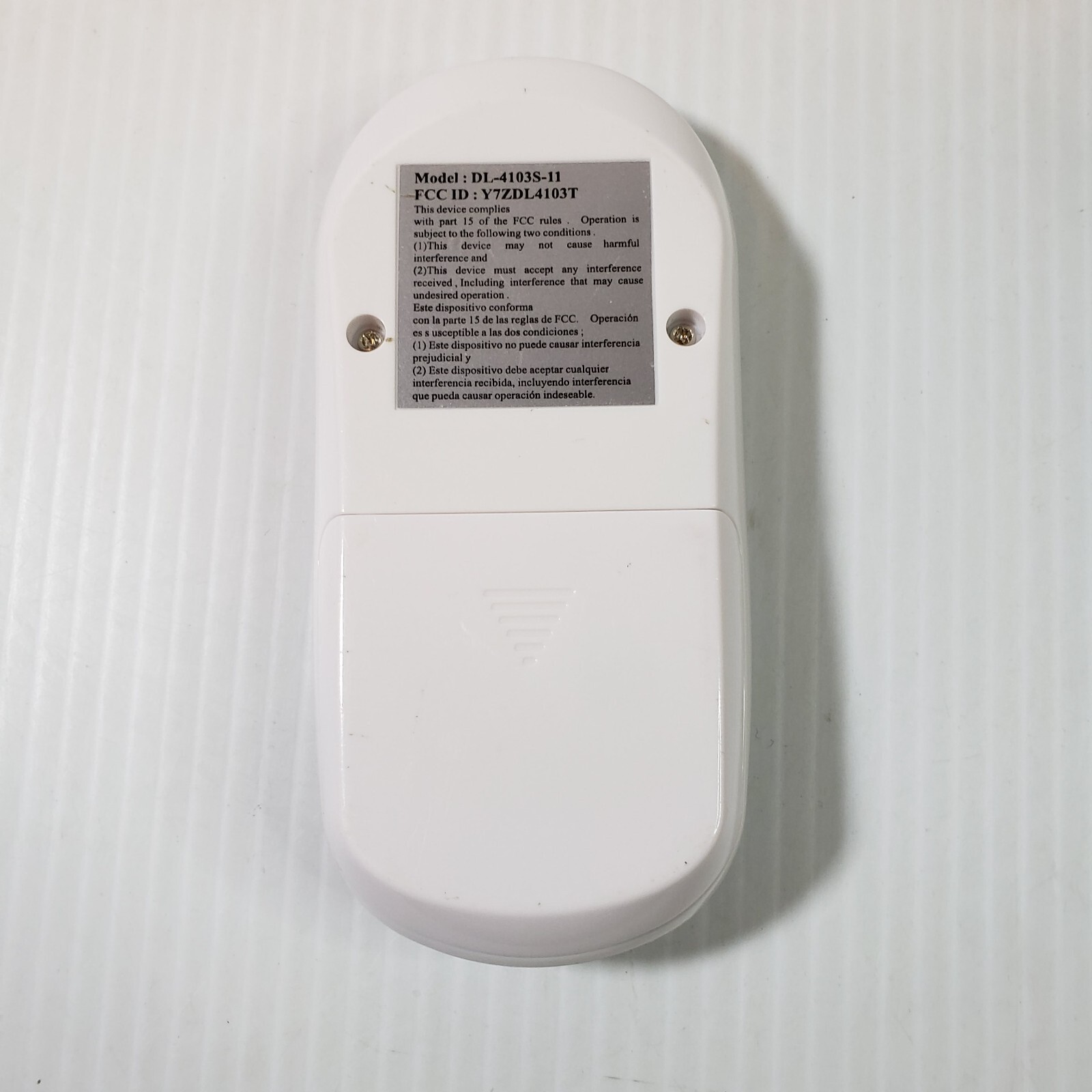 Casa Vieja DL4103S11 White Wireless Handheld Remote Control Casa