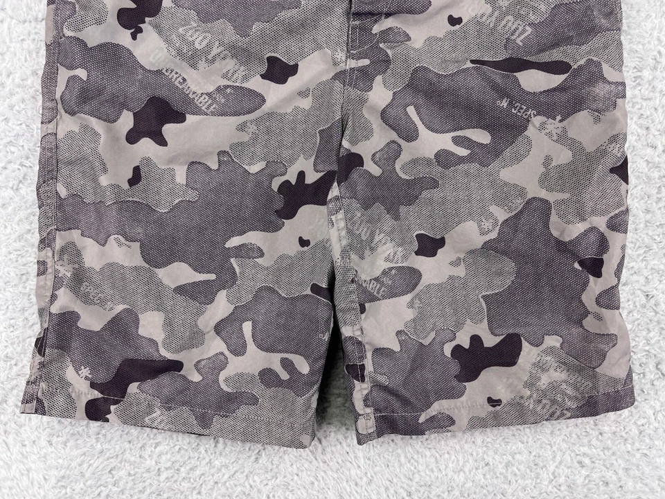 Zoo York 短裤男式 34 灰色城市迷彩斜纹布 100% 聚酯纤维滑板冲浪 — 第 4/4 张图片