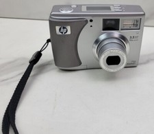 HP Photosmart 735 Digital Camera 3.2 MP 15x Zoom Silver  Tested Works