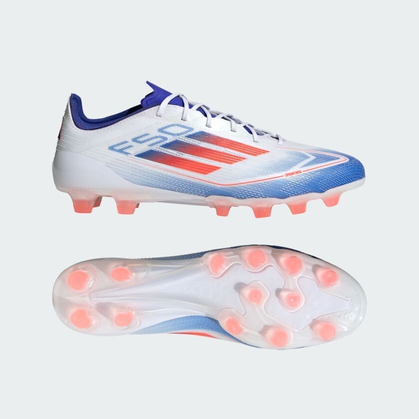 adidas F50 ELITE HG IF1312 Cloud White Solar Red Lucid Blue  