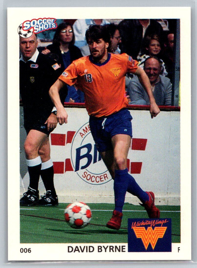 1991 Soccer Shots MSL - David Byrne #006 for sale online | eBay