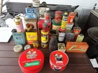VINTAGE  ADVERTIZING TINS / THIRTY  ONE (31) TOTAL / ALL FOR ONE PRICE