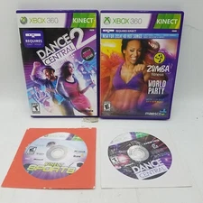 XBOX 360 KINECT GAMES LOT ~ Kinect Sensor Required