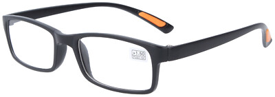 Lesebrille AUTUMN schwarz / rot Lesehilfe +1,0 b. +4,0 mit entspiegelten Gläsern