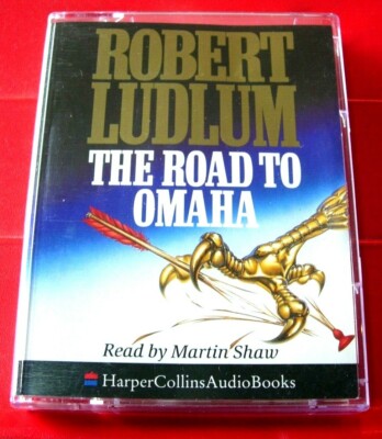 Robert Ludlum Der Weg nach Omaha 2-Tape Audio Martin Shaw Thriller/Satire