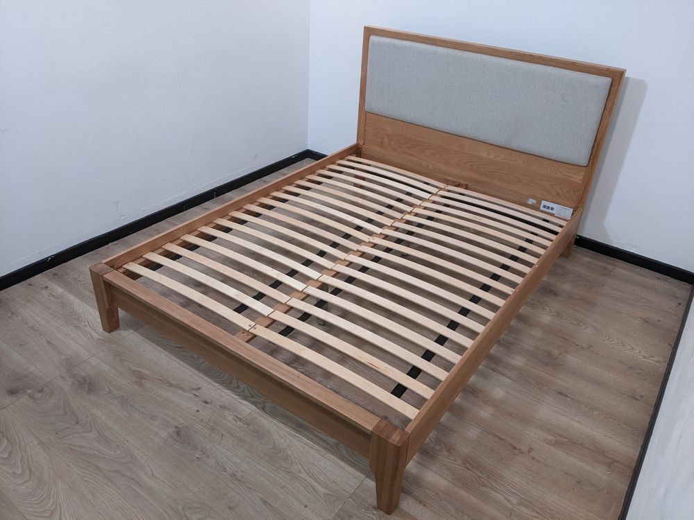 Oak Furnitureland Aston Natural Solid Oak King Size Bed Frame RRP £499.