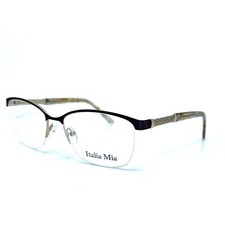 Italia Mia Eyeglasses IM771 BR Black brown Womens Full Rim Frames 54[]17 140 mm