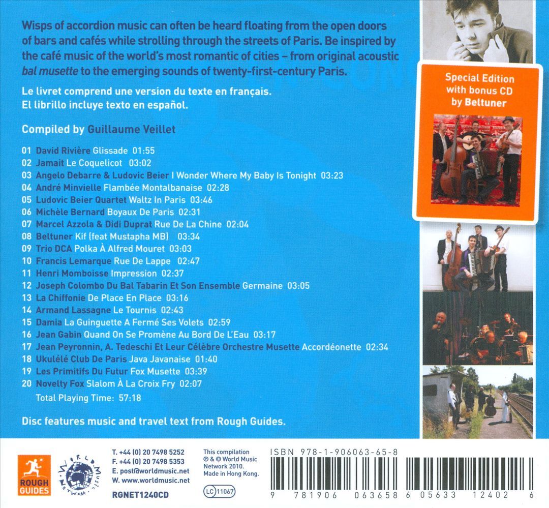 VARIOUS ARTISTS - THE ROUGH GUIDE TO PARIS CAF‚, VOL. 2