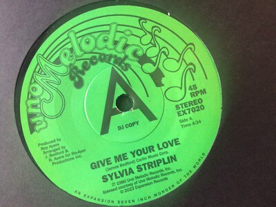 Demo - Sylvia Striplin - Give Me Your Love / You Can't Turn Me Away 