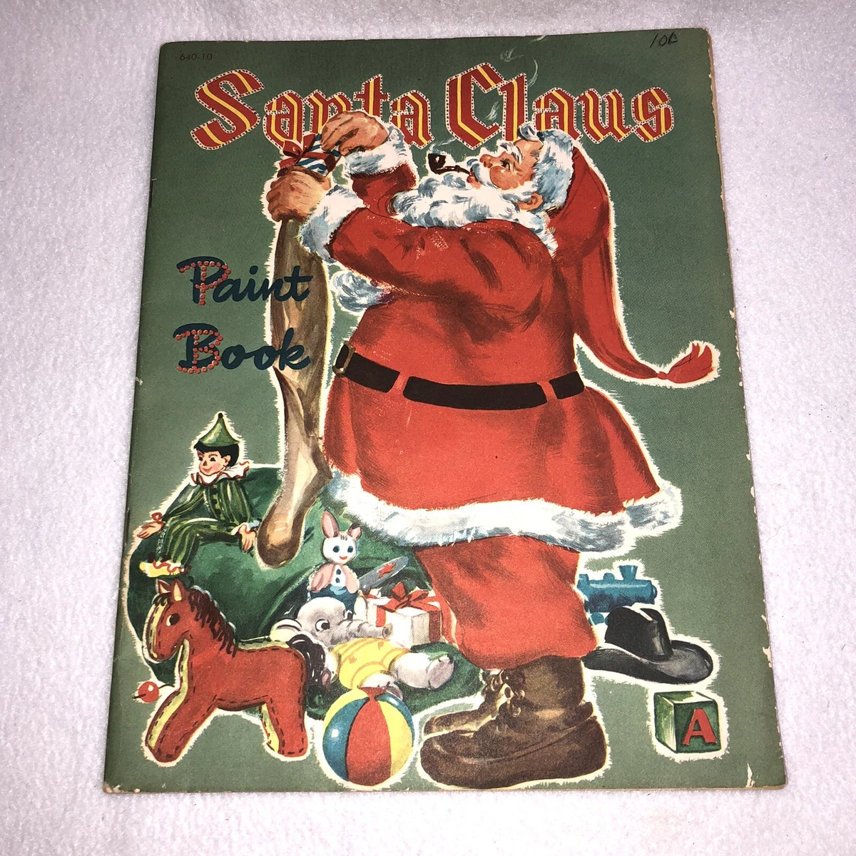 1950s Santa Coloring Pages