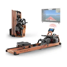JOROTO Rowing Machines for Home Use, Foldable Rower Machine with Bluetooth Mo...