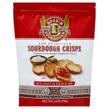 Boudin Sourdough Crisps Sea Salt Olive Oil 6 ...