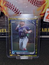 2024 Bowman Draft Chrome Dawel Joseph  Black gold Lunar Refractor /75 Mariners